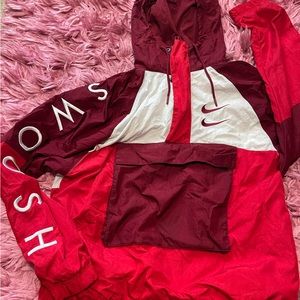 Nike pullover rain jacket